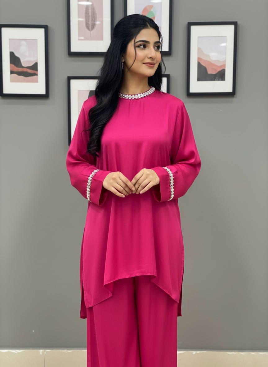 Drop shoulder coort set